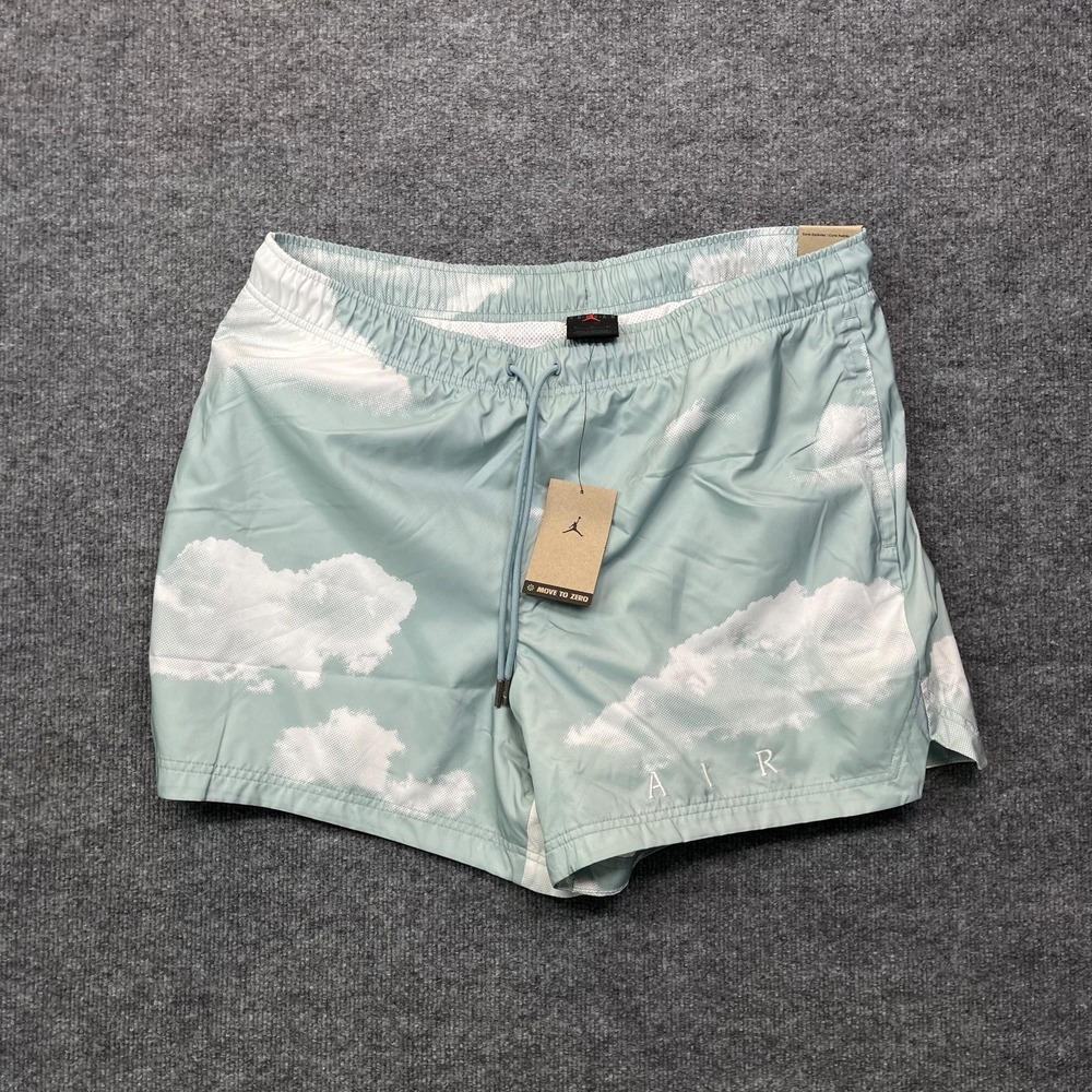 Air Jordan Essentials Statement Poolside Shorts Men's Ocean Cube White - XL NWT